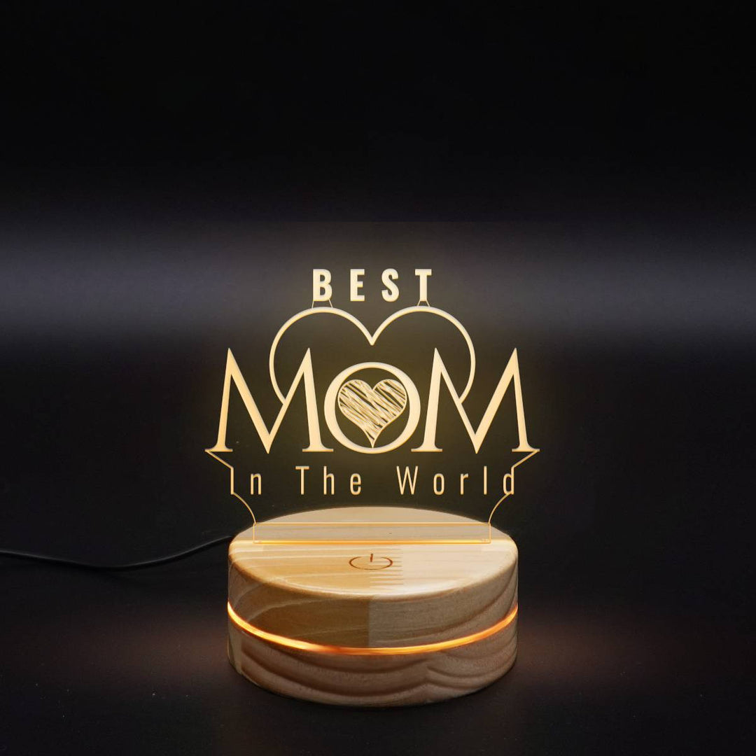 Custom 3D Mom Lamp Gift | Night Light  Mother's Day Gift | Best Mom Gift | 3D LED Lamp